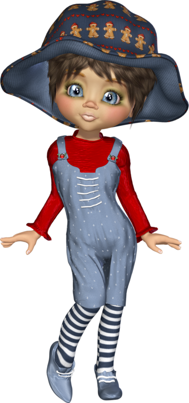 Cookies,tubes,png - Doll (376x800), Png Download