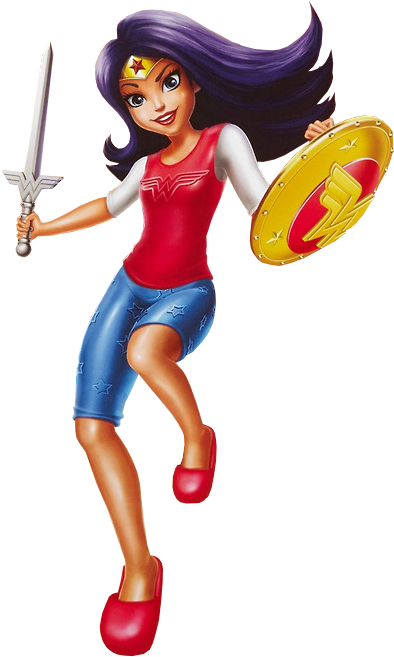 Wonder Woman Clipart Dc Superhero Girl Free Clipart - Wonder Woman Dc Super Hero Girls Ong (405x674), Png Download