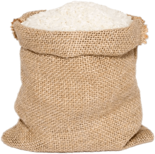 Bag Of White Rice - Rice Sack Bag (600x600), Png Download