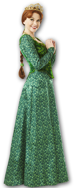 Princess Fiona Musical Human - Human Princess Fiona Png (350x617), Png Download