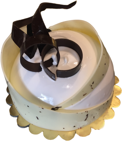 Dome Chocolate Garnish Cake - Chocolate Garnish (500x600), Png Download