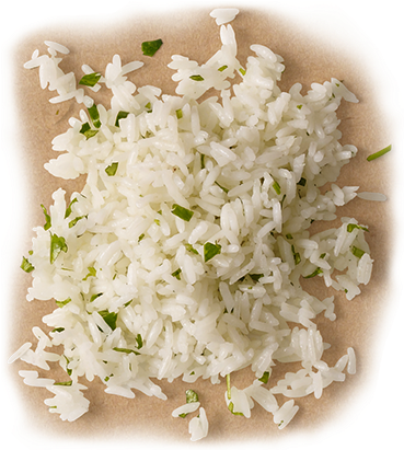 Cilantro-lime White Rice - Chipotle White Rice (408x450), Png Download