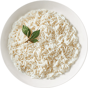 Jasmine Rice - Plate (350x393), Png Download