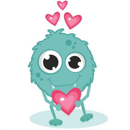 Deluxe Clip Art Monster Free Monster Clipart Clipartix - Valentines Day Monster Clip Art (432x432), Png Download