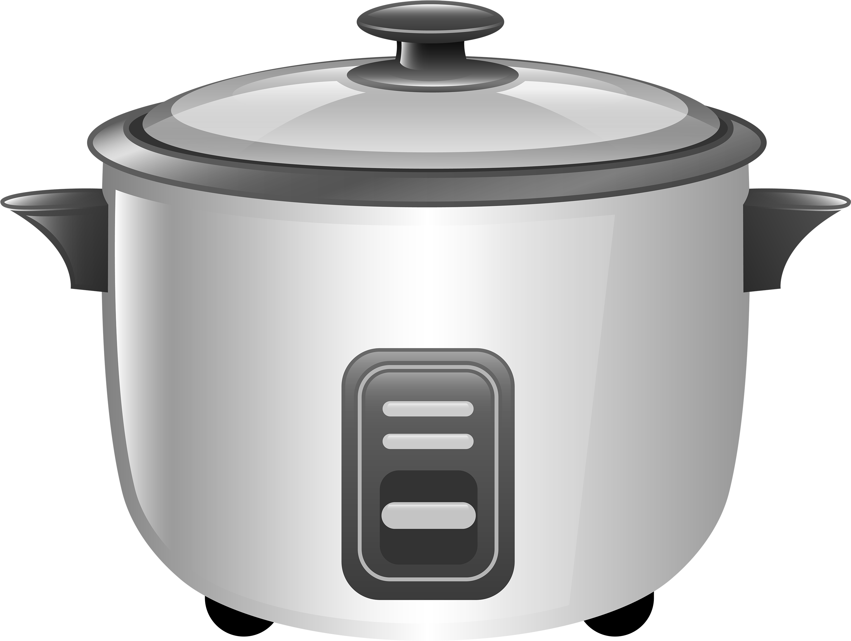 White Smartcooker Png Clipart - Rice Cooker Clip Art (3000x2261), Png Download