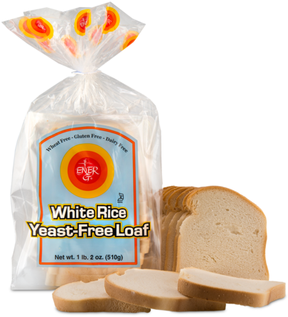 Ener G Yeast Free White Rice Loaf - Ener-g - Gluten-free Bread White Rice Yeast-free Loaf (441x480), Png Download