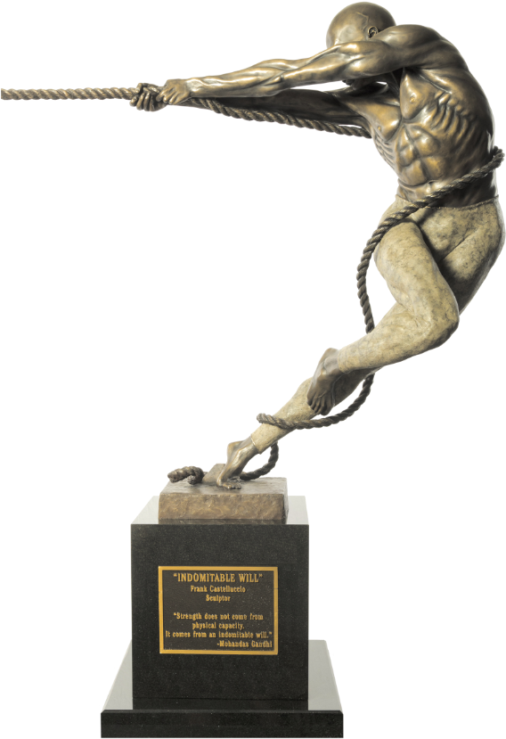 Indom Will Front - Front View Sculpture Png (650x890), Png Download