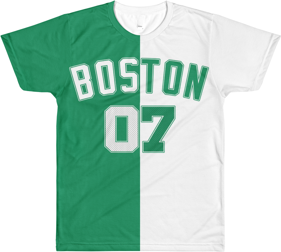 Boston Trouble 07 Split T-shirt - Jersey Tatum And Brown (1000x1000), Png Download