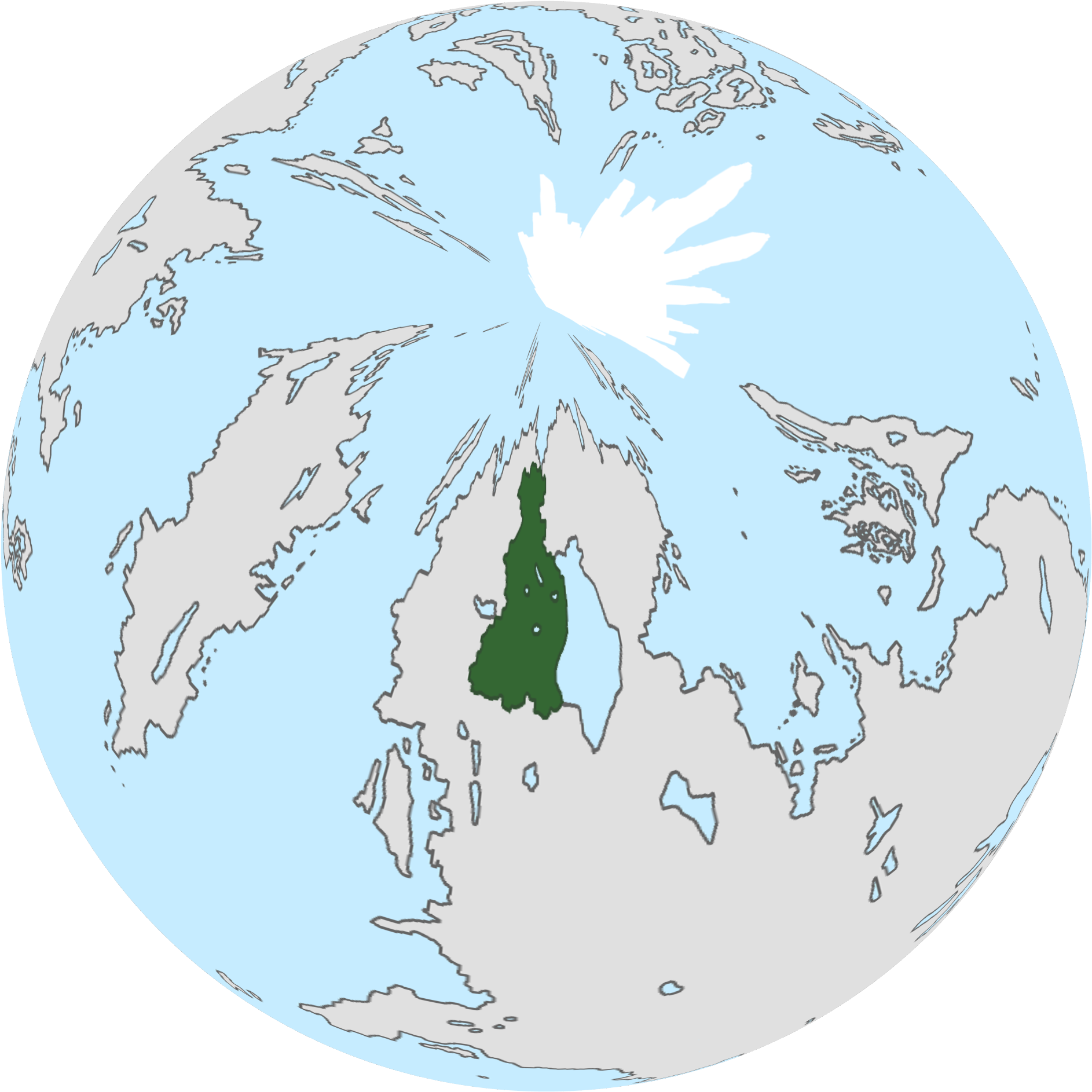 Golden Land Location - Circle (2000x2000), Png Download