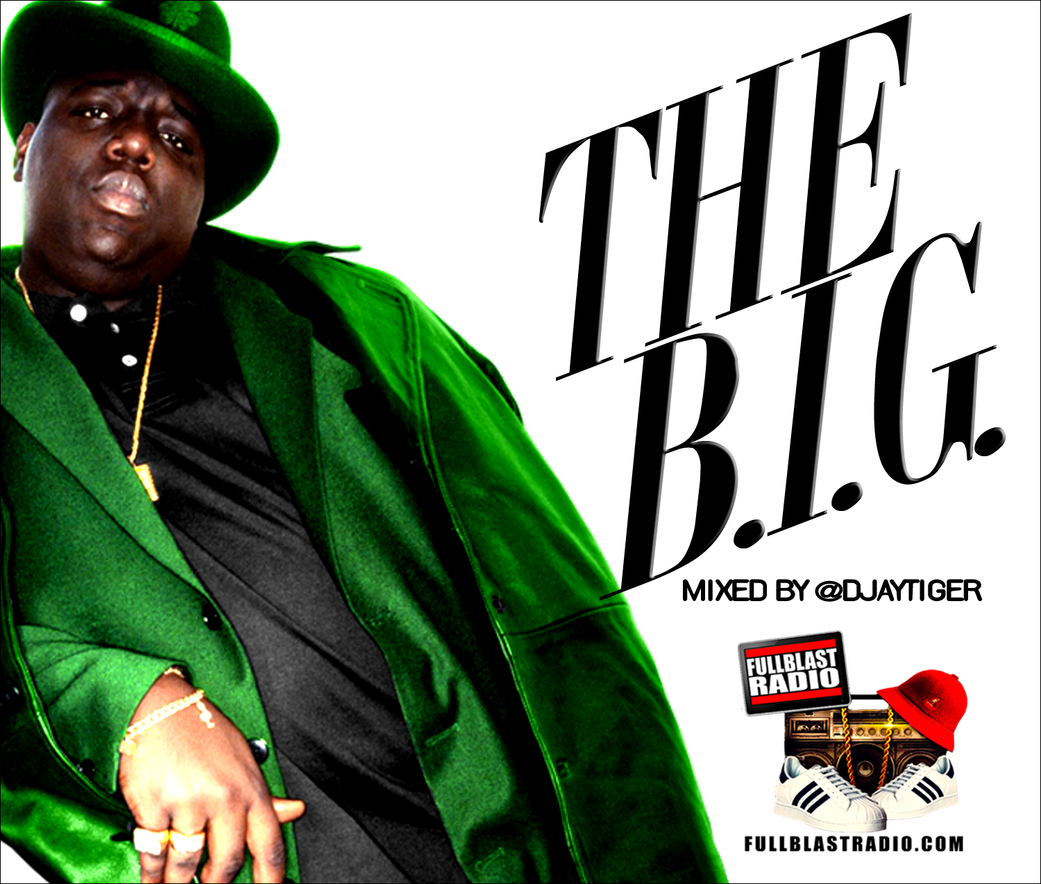 Notorious Big - The B - I - G - - Fullblast Kundenspezifische Fleece-radiodecke Fleecedecke (1500x1275), Png Download