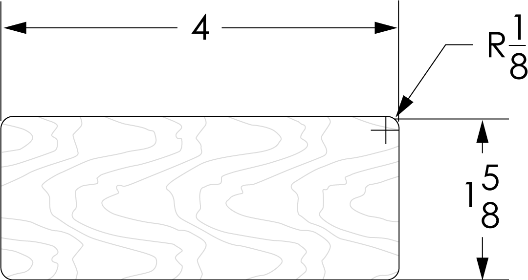 6007 Handrail Dimensions - 1975 (1080x573), Png Download