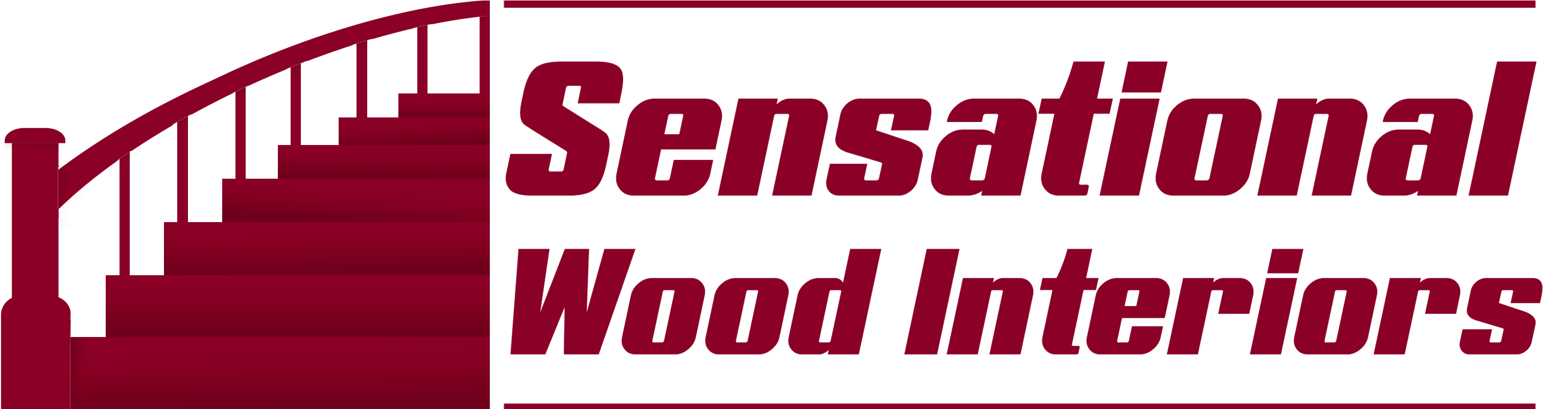 Sensational Wood Interiors Logo - Stairs (3087x800), Png Download