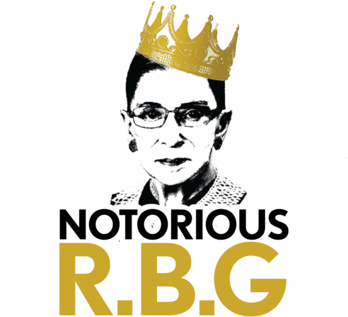 Notorious Rbg I Dissent (500x500), Png Download