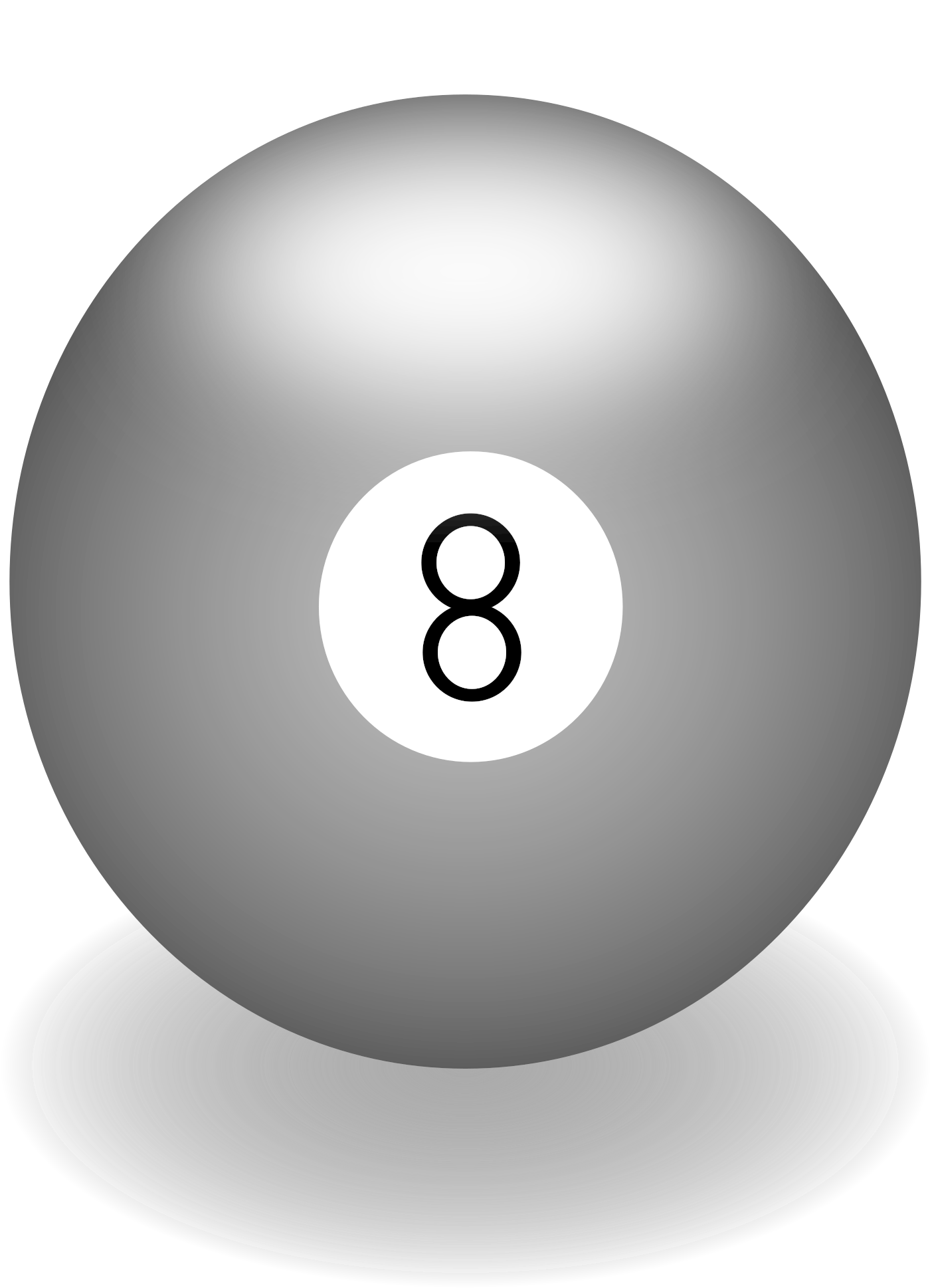 Billiard Balls Magic 8 Ball Eight Ball Billiards Pool - Eight Ball Transparent Background (530x750), Png Download