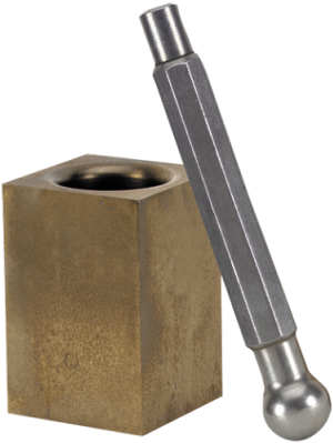 Mortar & Pestle, Hardened Steel (1080x500), Png Download