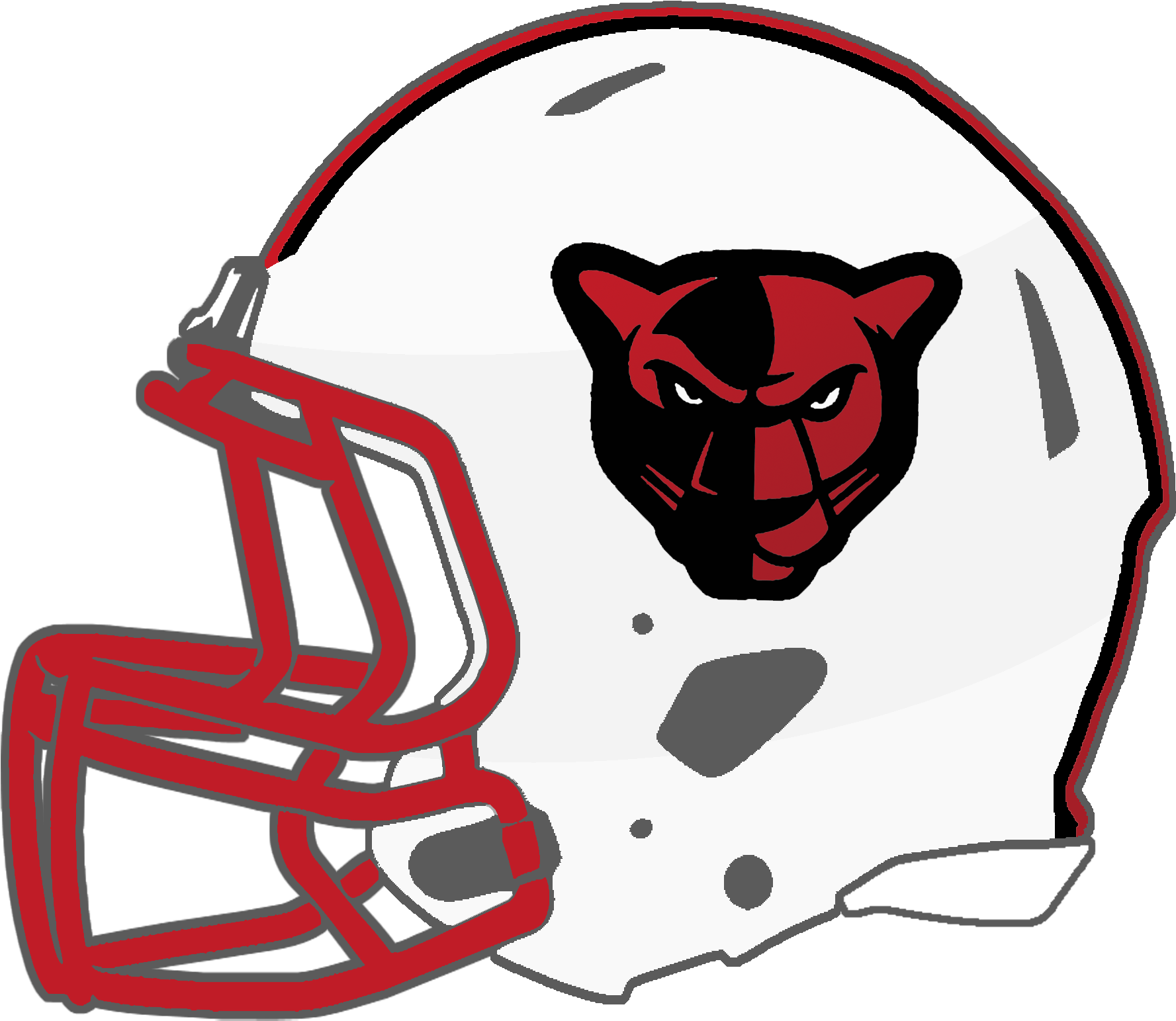Panthers Football Helmet Clipart - Independence Wildcats (1800x1565), Png Download