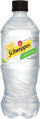 Schweppes Lemon Lime Sparkling Seltzer Water/sparkling - Schweppes Seltzer 20 Oz (250x500), Png Download