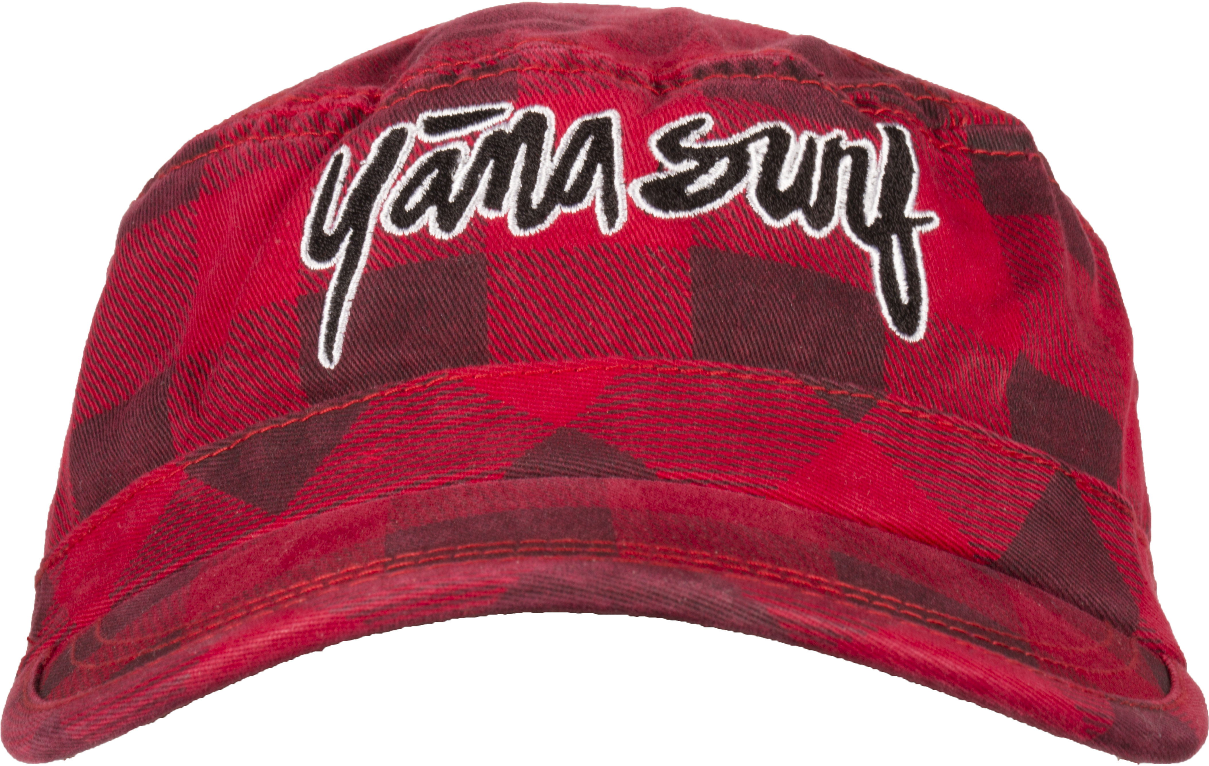 Red Plaid Hat - New York (4500x4500), Png Download