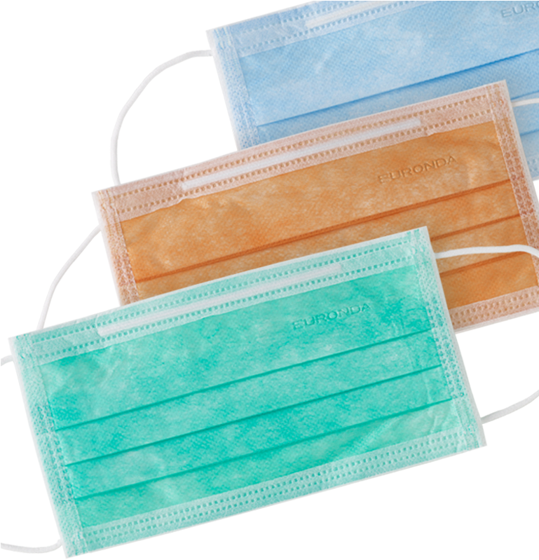 Mascherine Protettive Colorate - Protective Masks (768x992), Png Download