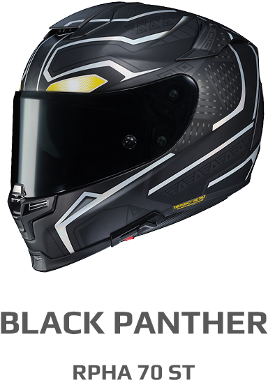 Previousnext - Black Panther Hjc Helmet (710x668), Png Download
