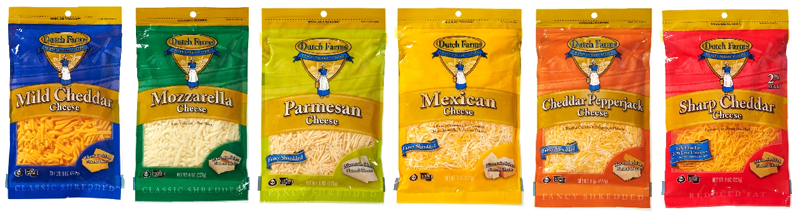 Natural Shredded Cheese - Cheese (800x214), Png Download