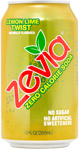 Lemon Lime Twist - Cream Soda Zevia (274x513), Png Download