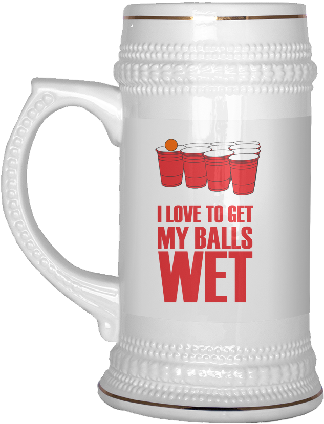 Beer Pong Balls Beer Stein - Beer In Baden Württemberg (1024x1024), Png Download