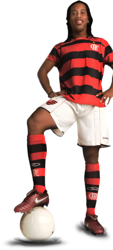 Promoção Do Ronaldinho Gaúcho No Facebook - Hockey Sock (363x800), Png Download