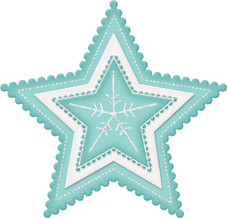 Alena1984 «jss Heavenly Star Flake Blue » На Яндекс - Green Christmas Star Png (731x702), Png Download