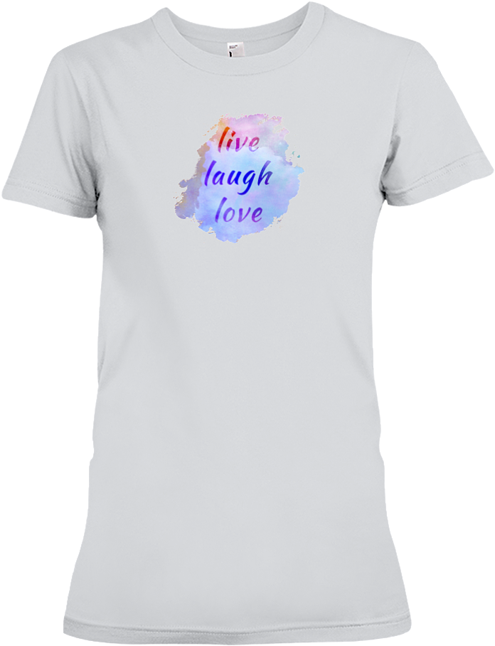 Live, Laugh, Love - T-shirt (900x1125), Png Download