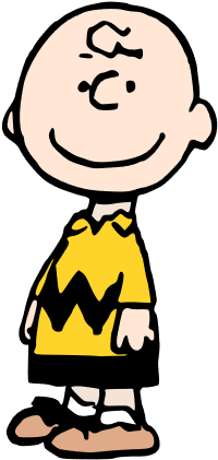 Charley Brown From The Craft Shop Cartoon Charlie Charlie - Charlie Brown Characters Cutouts (342x480), Png Download