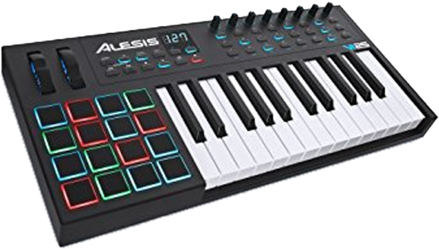 Alesis Vi25 Advanced 25-key Usb/midi Keyboard Controller - Alesis Vi25 25 Key Keyboard Controller Midi (666x517), Png Download