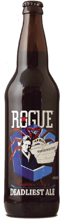 Rogue's Northwestern Ale - Rogue Captain Sigs Deadliest Ale (northwestern Ale) (202x724), Png Download