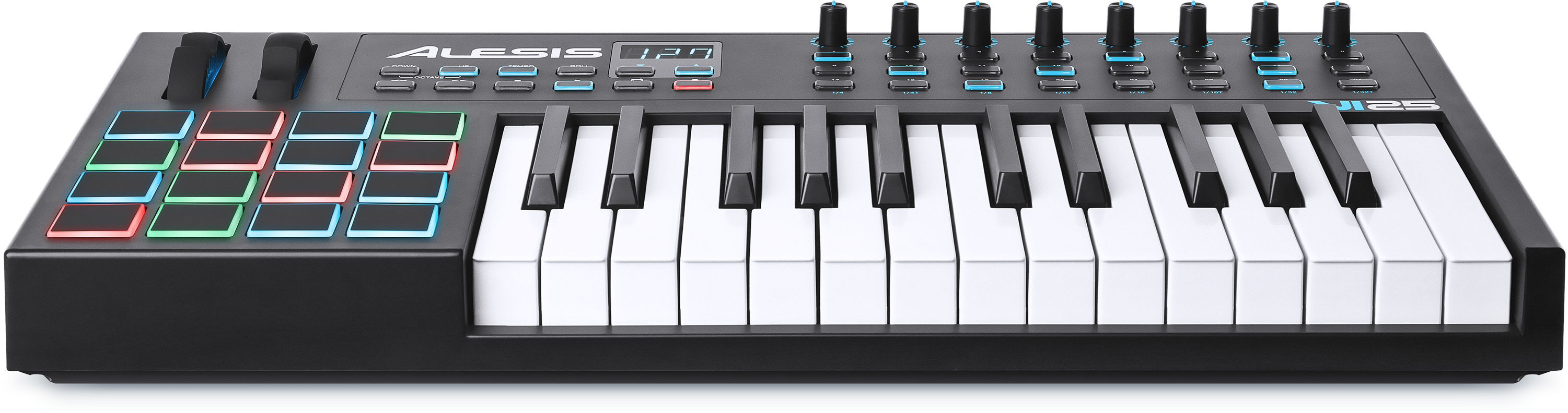 Midi Keyboard Alesis Vi25 (3000x1875), Png Download