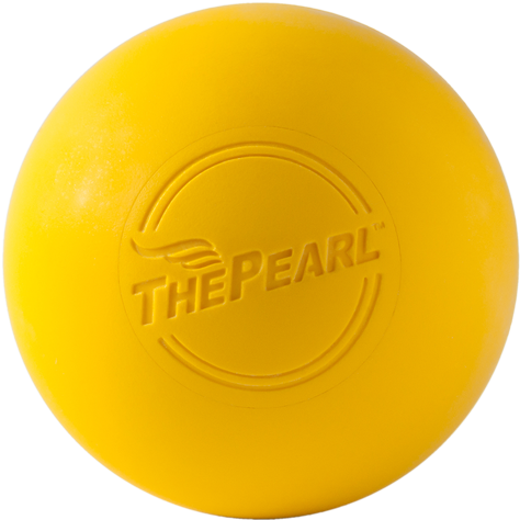 Pearl Yellow Ball - Lacrosse Ball (500x498), Png Download