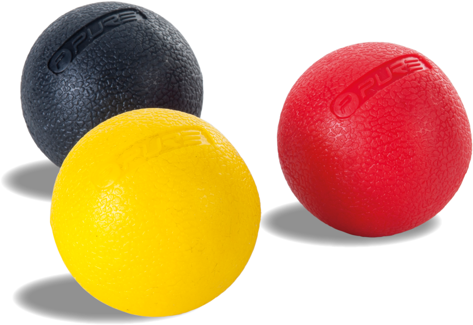 Massage Ball Set - Pure2improve Three Piece Massage Ball Set 5cm P2i200190 (1200x1200), Png Download