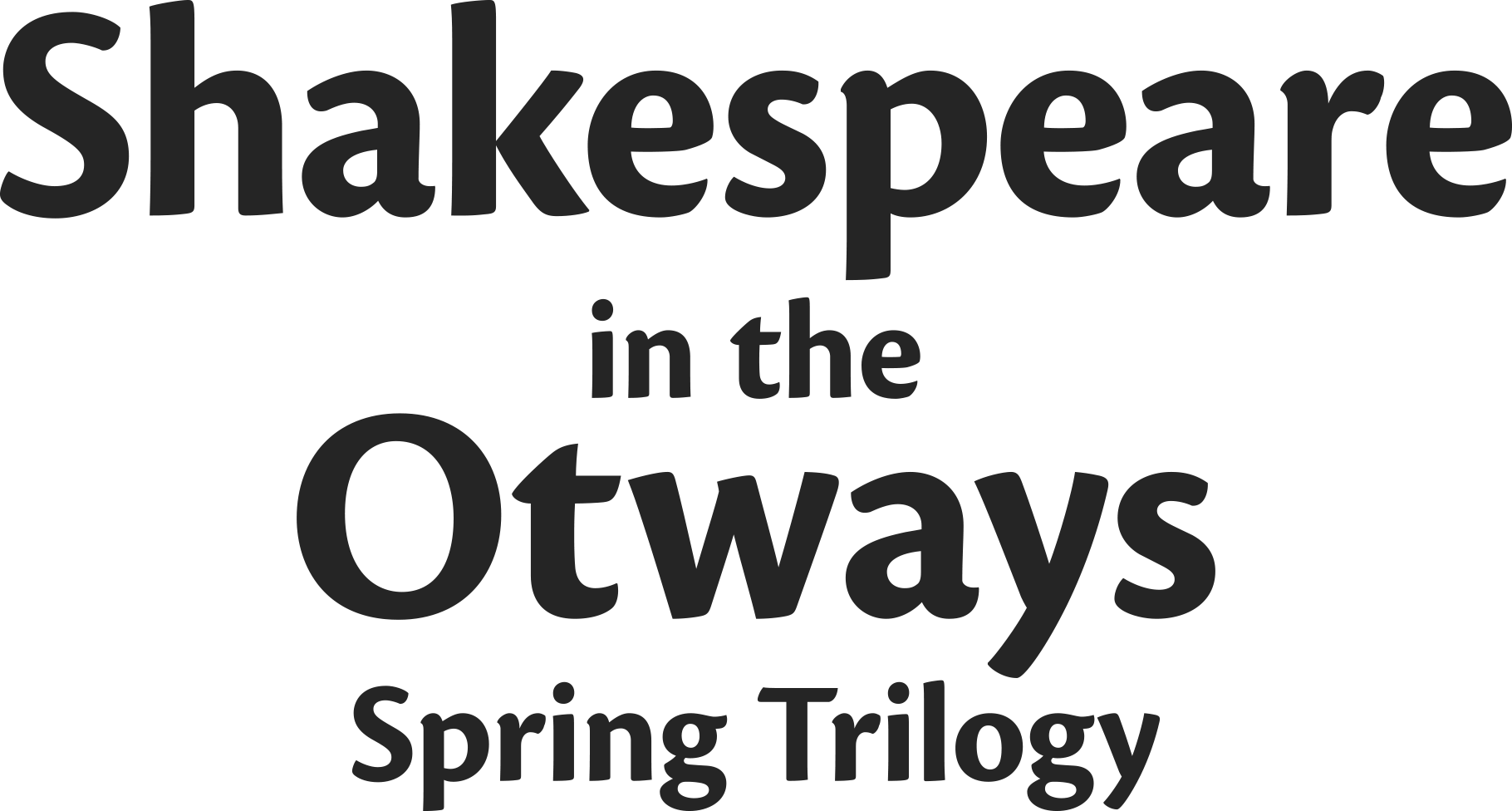 Shakespeare In The Otways - Oregon Shakespeare Festival Logo (1820x976), Png Download