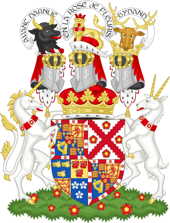 Coat Of Arms Of The Duke Of Richmond, Lennox And Gordon - Duke Of Sussex Coat Of Arms (550x720), Png Download