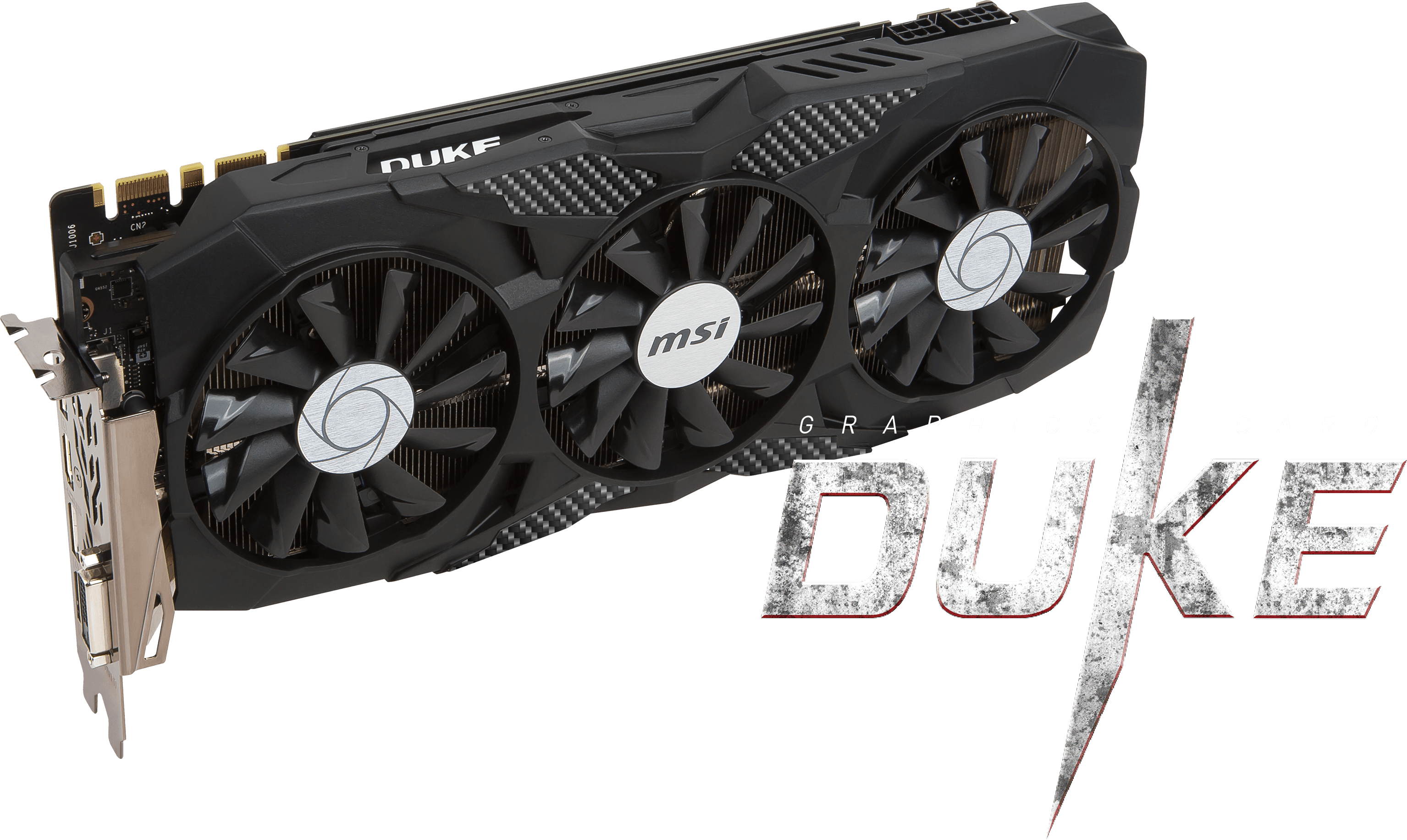 Dukelogo - Msi Duke 1080 Ti (3069x1833), Png Download