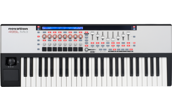 Sl Mkii - Novation Remote 61 Sl Mkii (790x320), Png Download