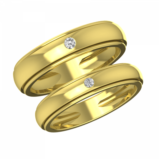 Romeo & Juliet Wedding Bands - Wedding Ring (540x540), Png Download