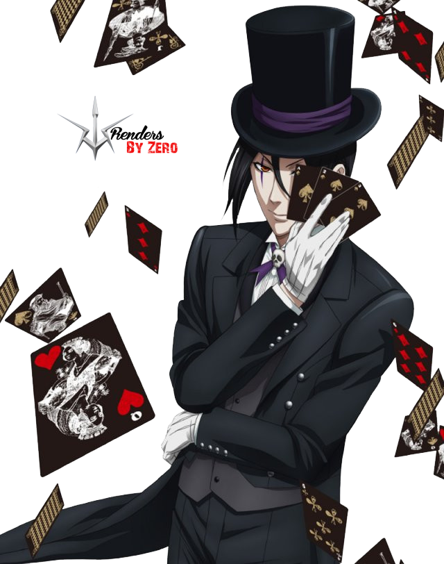 Render Sebastian Michaelis By Zero961221 - Sebastian Michaelis Circus Suit (640x812), Png Download