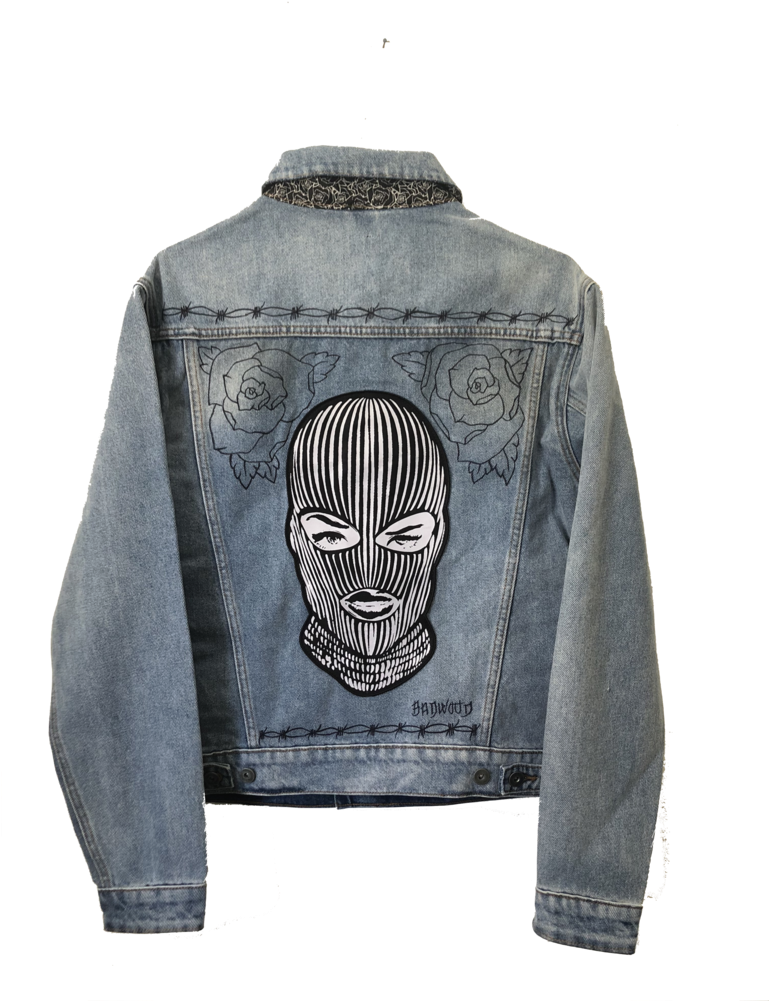 Supra X Badwood Denim Jacket (768x1024), Png Download