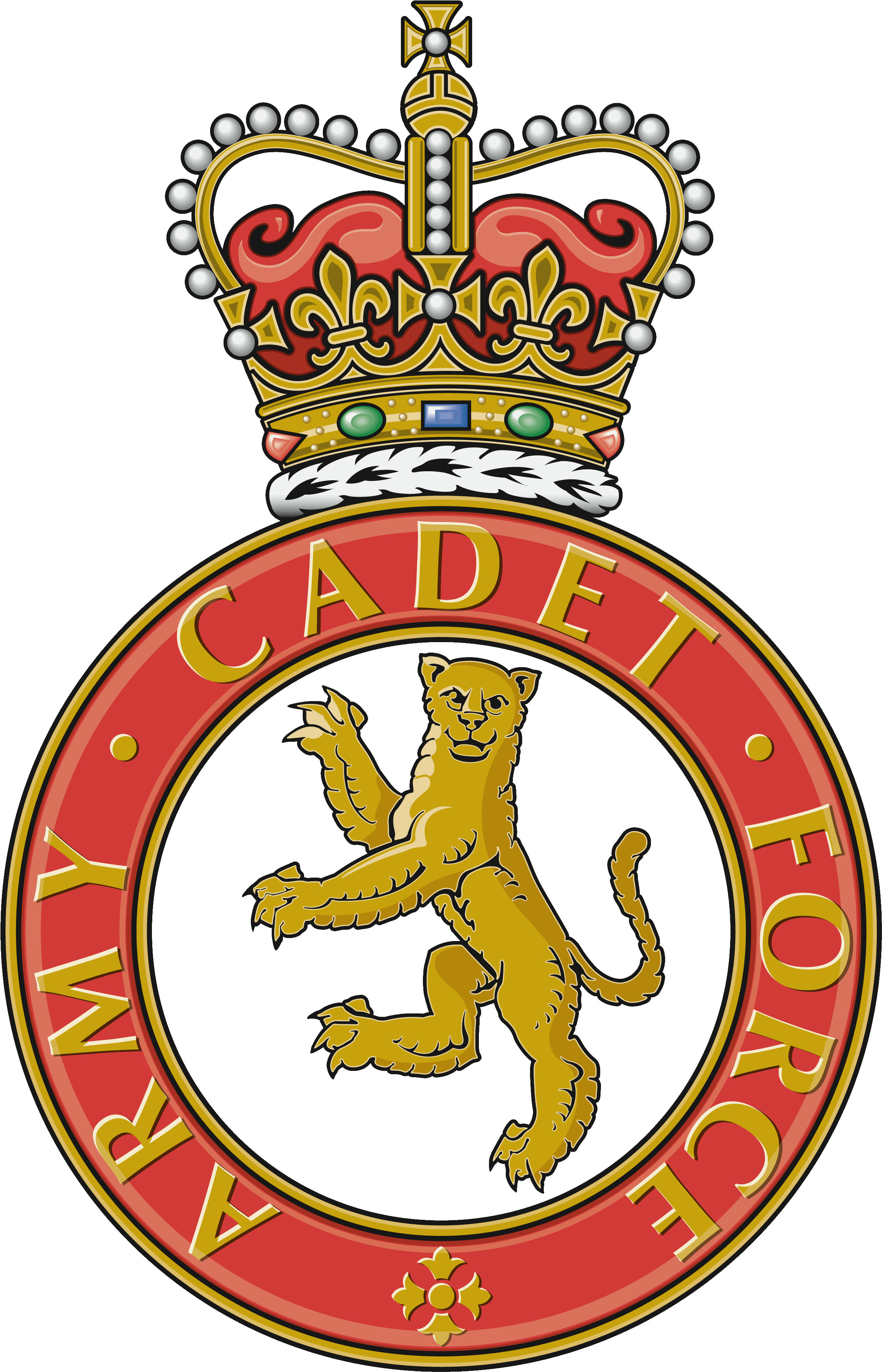 Army Cadet Force Logo (2480x3794), Png Download