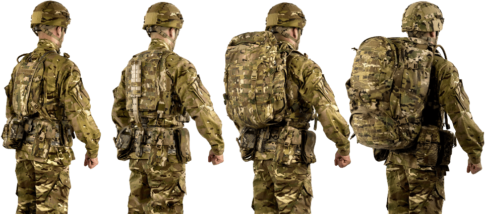 The General Concept Is That The Virtus Soldier System - Virtus British Army (964x437), Png Download