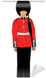 British Soldier On Guard Duty Oval Ornament (400x400), Png Download
