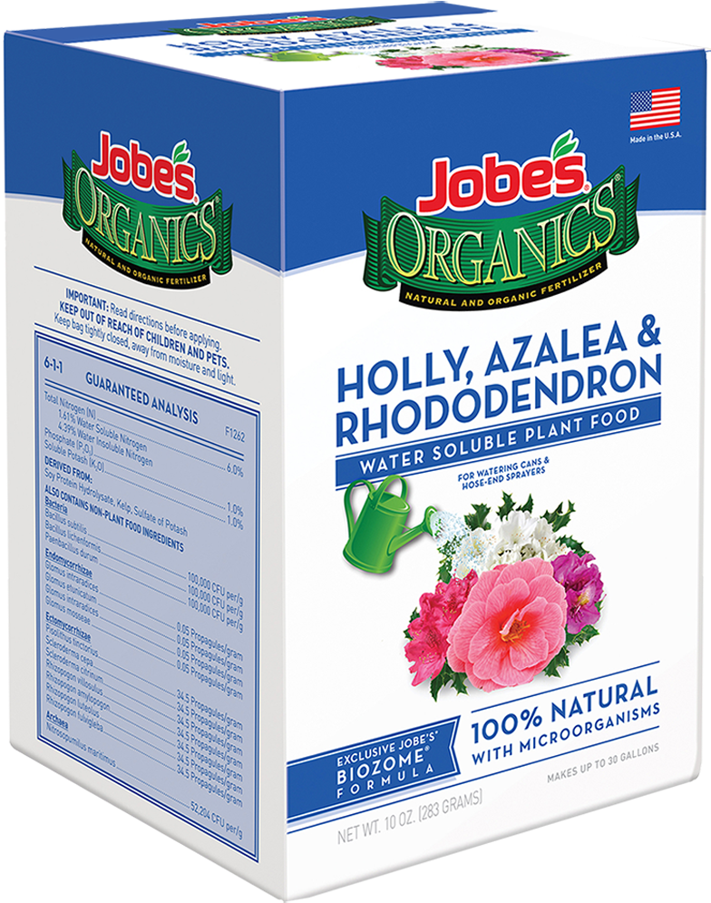 Jobes Organic Water Soluble Holly, Azalea & Rhododendron - Davespestdefense Water Solubles Jobes Acid (holly) (1001x1001), Png Download
