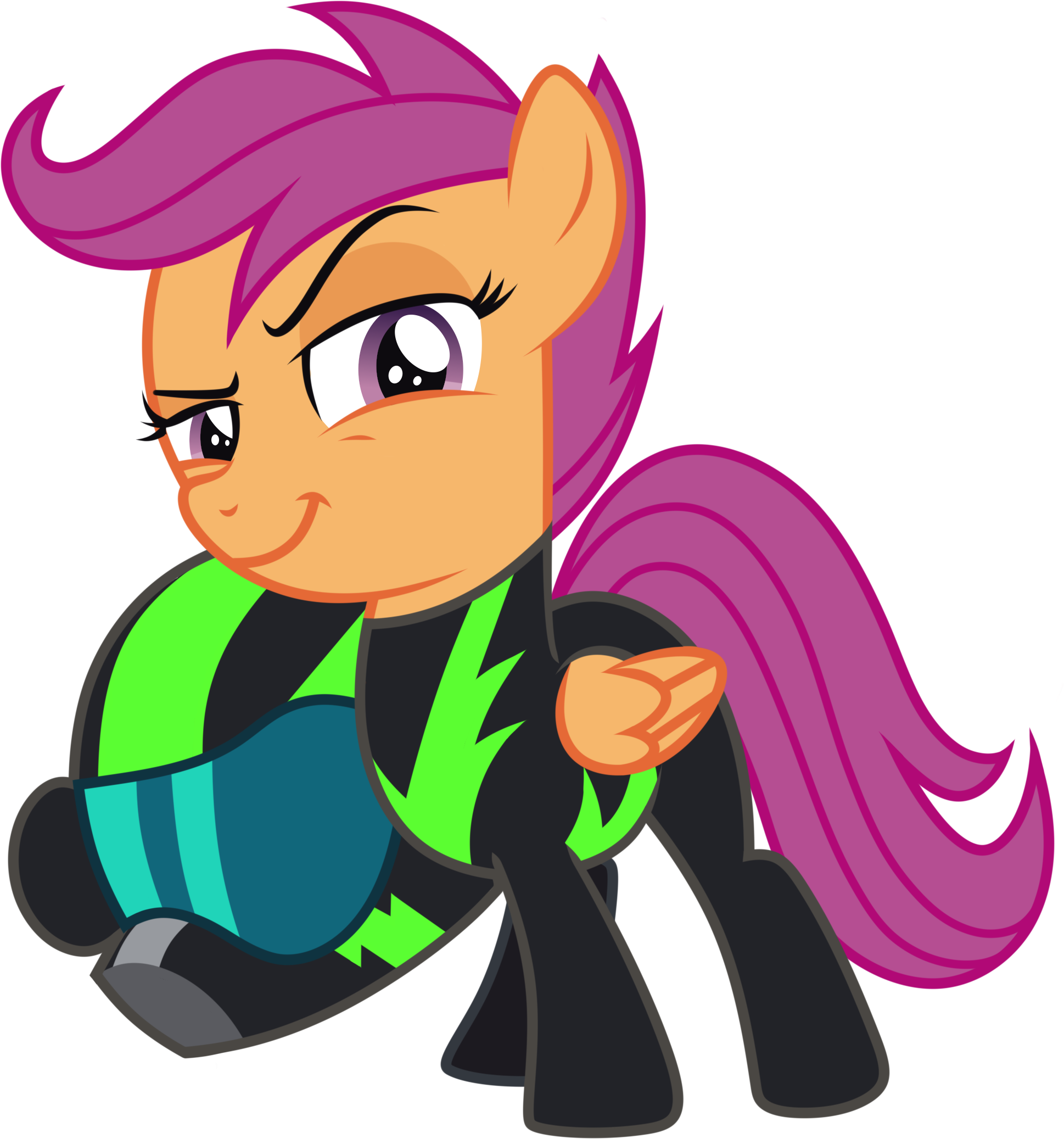 1810199 Safe Artist Colon Jellmelon Scootaloo The Washouts - My Little Pony: Friendship Is Magic (2000x2157), Png Download