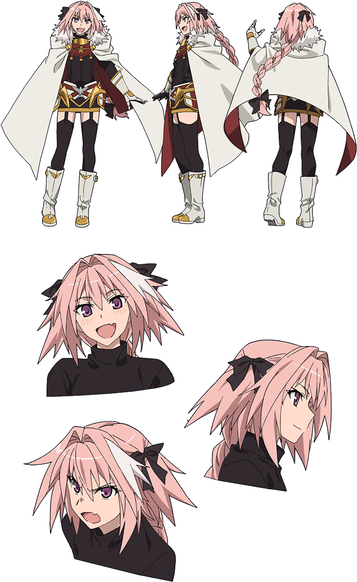 Astolfo - Fate Apocrypha Fgo Rider Astolfo Wig Cosplay Costume (750x1300), Png Download