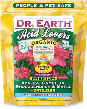 Acid Lovers Azalea, Camellia, Rhododendron & Maple - Dr Earth Acid Lovers Azalea Fertilizer (315x400), Png Download